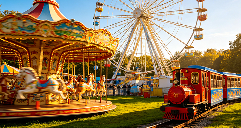 achat matériel pour parc d'attractions