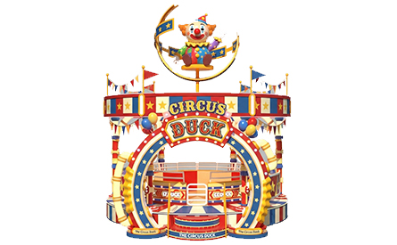 circus themed disco tagada ride