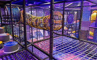 indoor climbing net