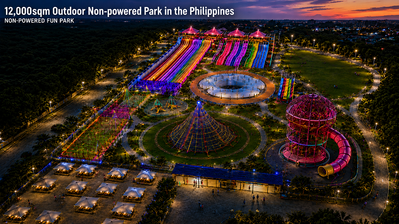 12,000sqm Outdoor Non-powered Adventure Park in the Philippines