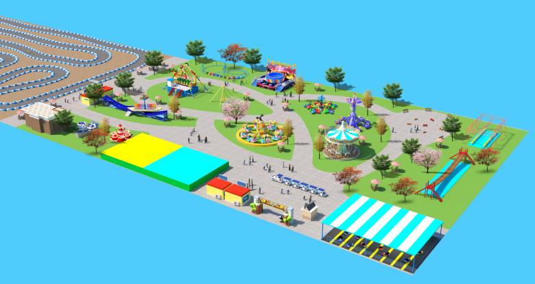 outdoor theme park project consultation from Indonesia