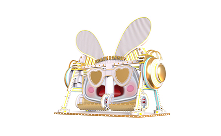 rabbit-themed happy swing ride