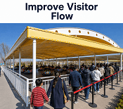 improve park visitor flow
