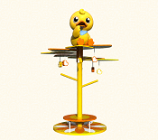 little yellow duck IP park decorative item