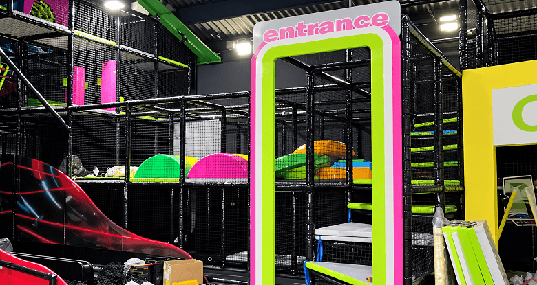 on iste installation for the indoor park